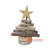AMER004-1 DRIFTWOOD CHRISTMAS TREE WITH "MALDIVES" ON THE WOODEN BASE