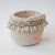 DHL108 CREAM MACRAME AND SHELL SMALL BASKET