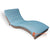 DJO031 NATURAL SYNTHETIC RATTAN OUTDOOR SUNLOUNGER WITHOUT MATTRESS