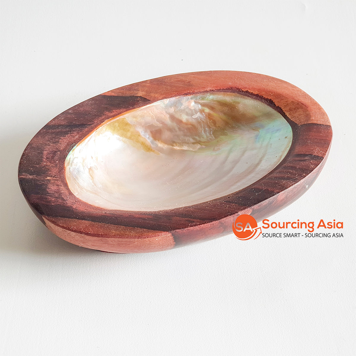 DWG001 WOODEN BOWL WITH SHELL