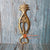 GB178-1 BRASS PINEAPLE AND PALM TREE BOTTLE OPENER DECORATION