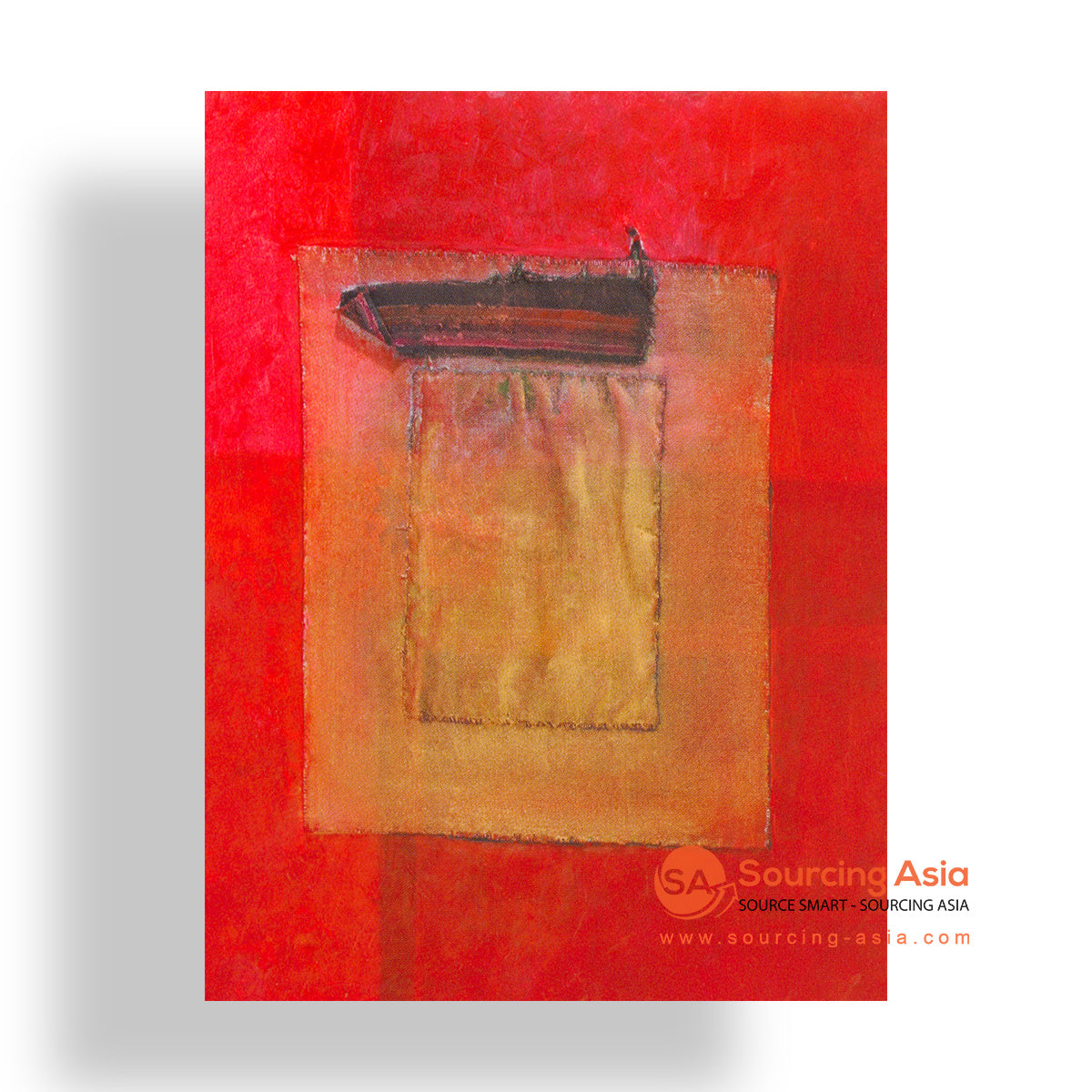 MYS229 ABSTRACT RED PAINTING