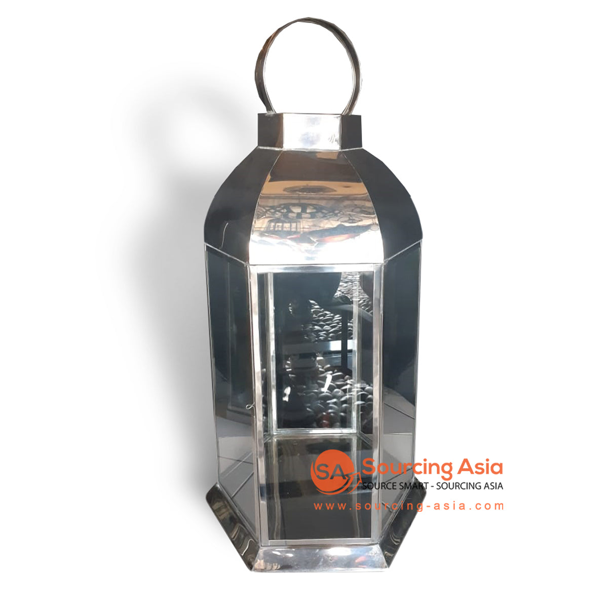 ODE045 BLACK COPPER CLASSIC CARVED LANTERN LAMP HOLDER