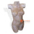 RGL017NA NATURAL WOODEN WOMAN BODY JEWELRY STAND