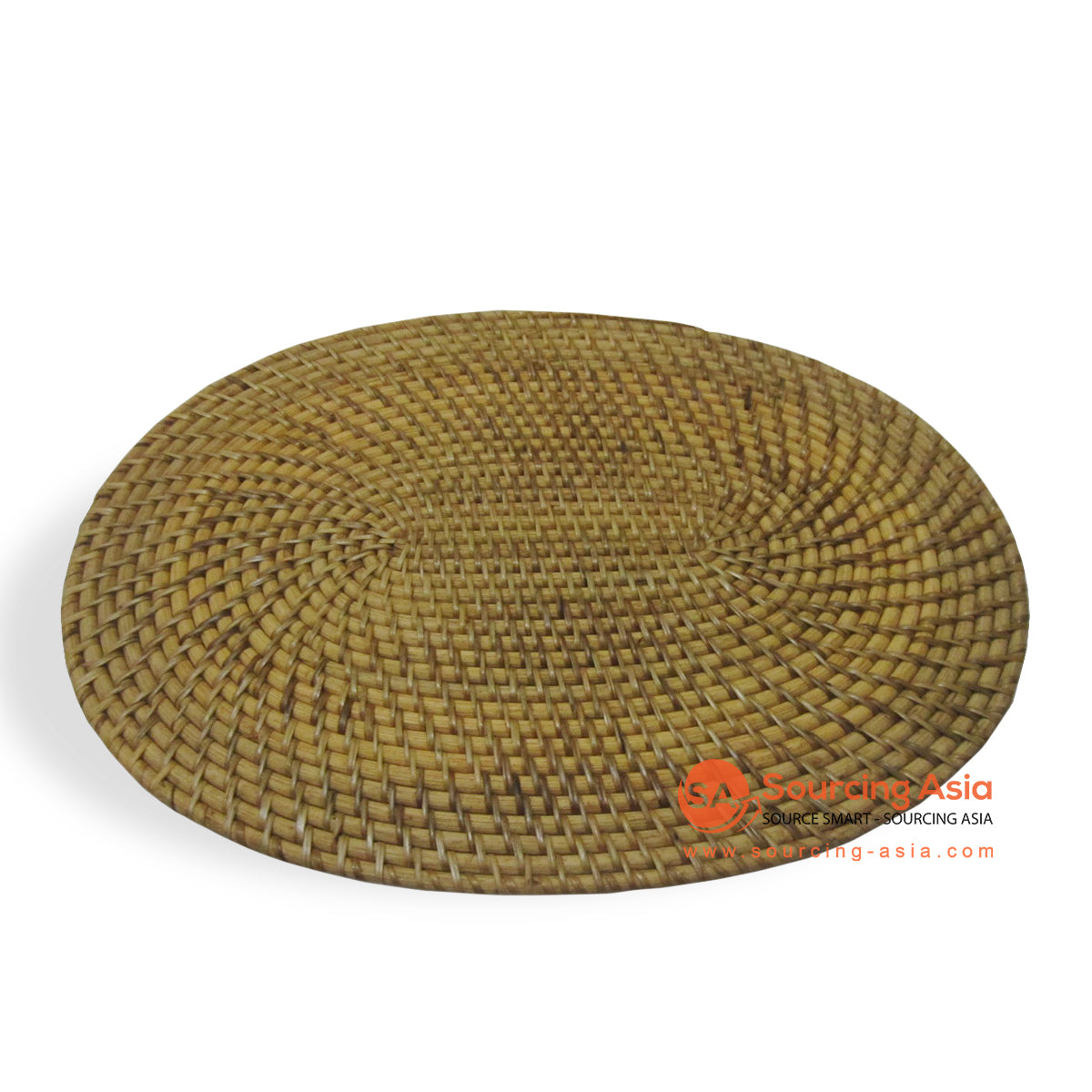 ALI006O40-NA NATURAL OVAL RATTAN PLACEMAT