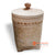 ALI073 NATURAL WOVEN RATTAN LAUNDRY BASKET WITH LID