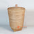 ALI079 NATURAL WOVEN RATTAN LAUNDRY BASKET WITH LID