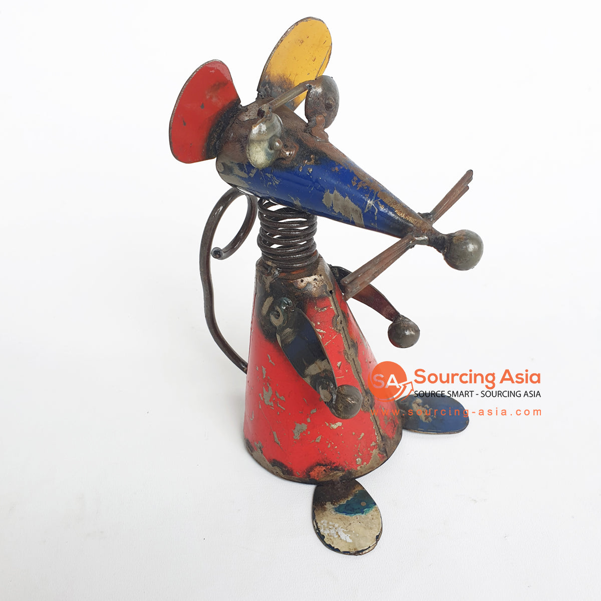 ALNC002 MULTICOLOR METAL MOUSE DECORATION WITH STICK