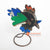 ALNC028 MULTICOLOR METAL FISH ON STAND