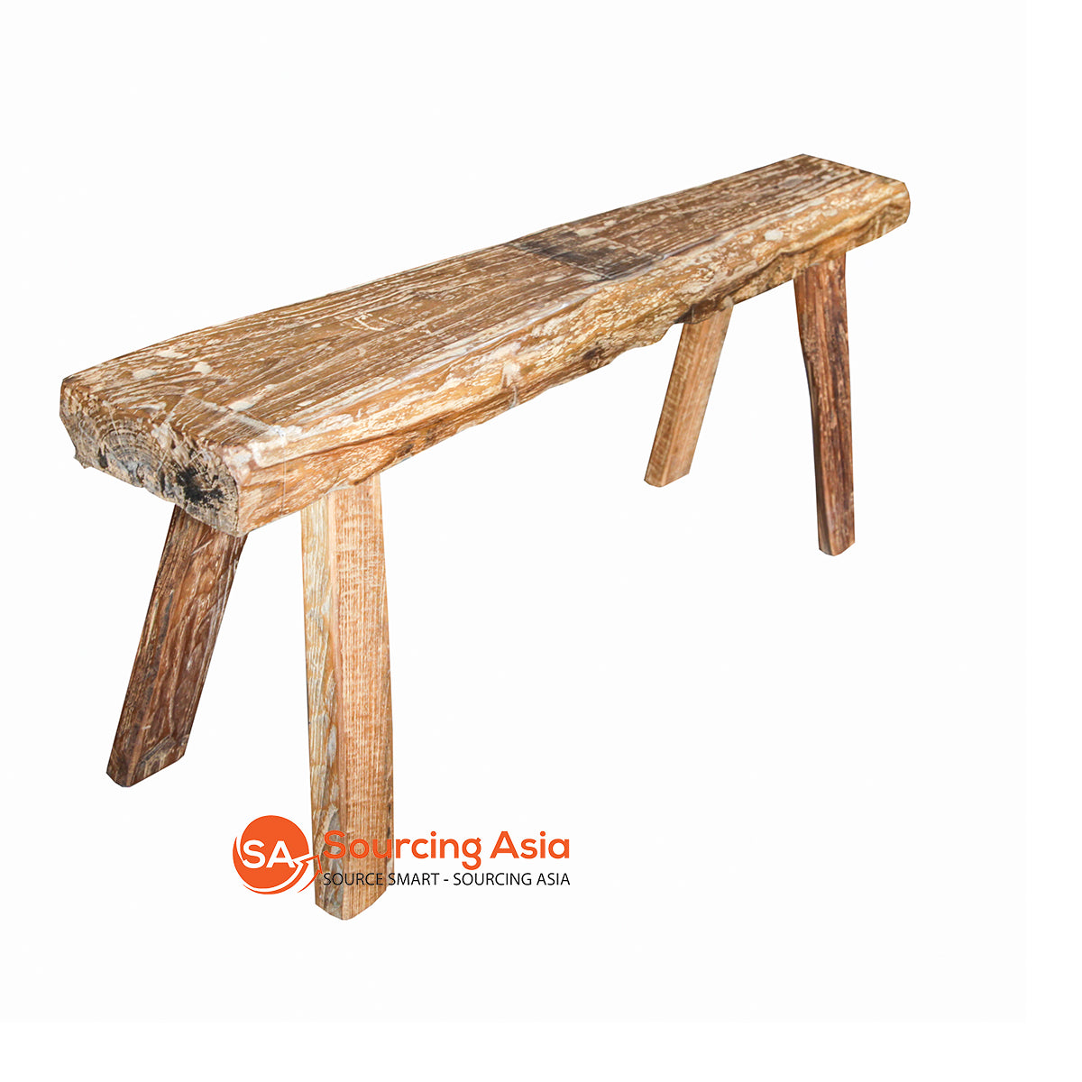 AYA005-18 RECYCLED TEACK BENCH FROM A BRIDGE IN CENTRAL JAVA
