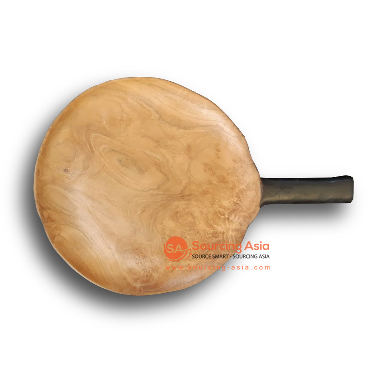 BMW043-5 NATURAL PLATE WITH BLACK HANDLE