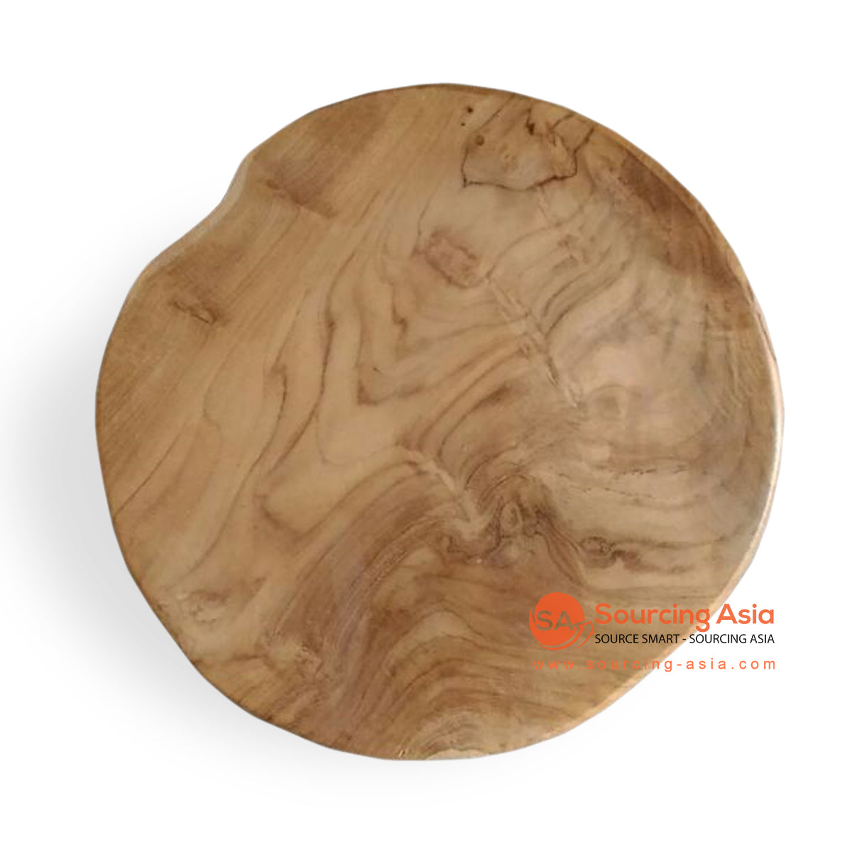 BMW111R NATURAL WOODEN ROUND CHOPPING BOARD