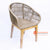 BNT006-2 NATURAL SYNTHETIC RATTAN DINING CHAIR
