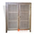 BNT038 NATURAL WOOD AND RATTAN TWO DOORS CABINET