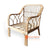 BNT080 NATURAL RATTAN CASUAL ARM CHAIR