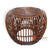 BNT198-2 BROWN RATTAN SIDE AND COFFEE TABLE