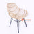 BNTC001-20 NATURAL RATTAN SCOOP DINING CHAIR