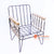 BNTC001-26 NATURAL RATTAN AND METAL DINING CHAIR