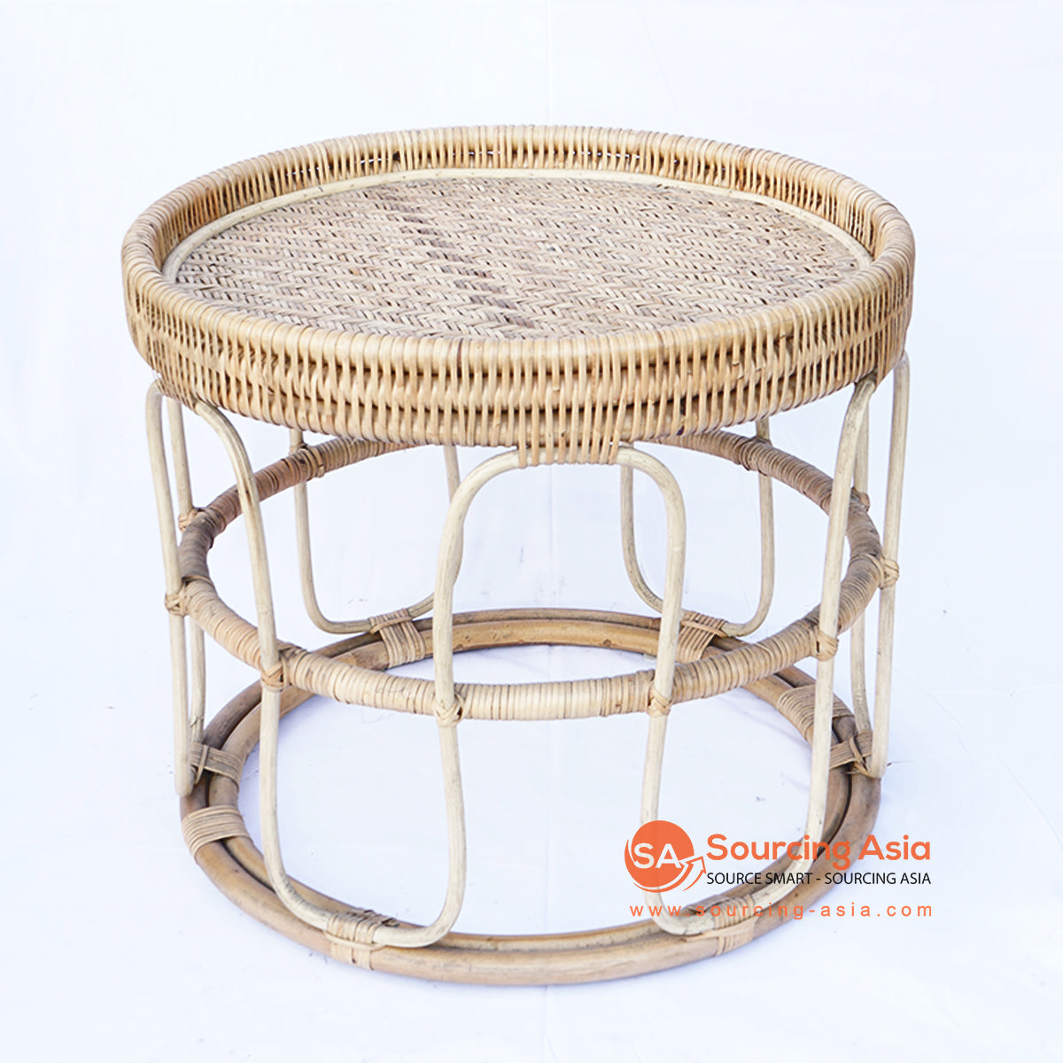 BNTC004-6 NATURAL RATTAN SIDE TABLE