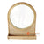 BNTC018-16 NATURAL RATTAN MIRROR WITH SHELF
