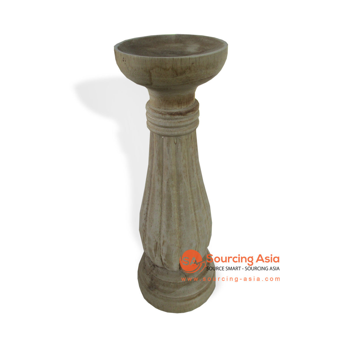 CHWD028-30R WOODEN CANDLE HOLDER