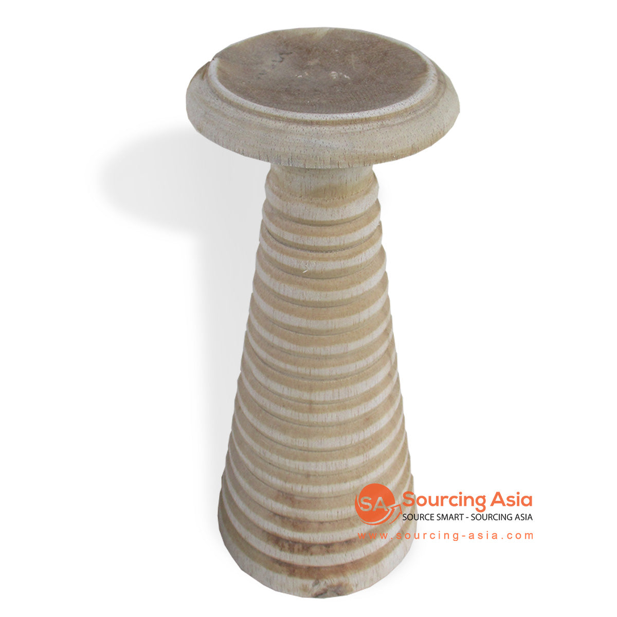 CHWD075-20 WOODEN CANDLE HOLDER