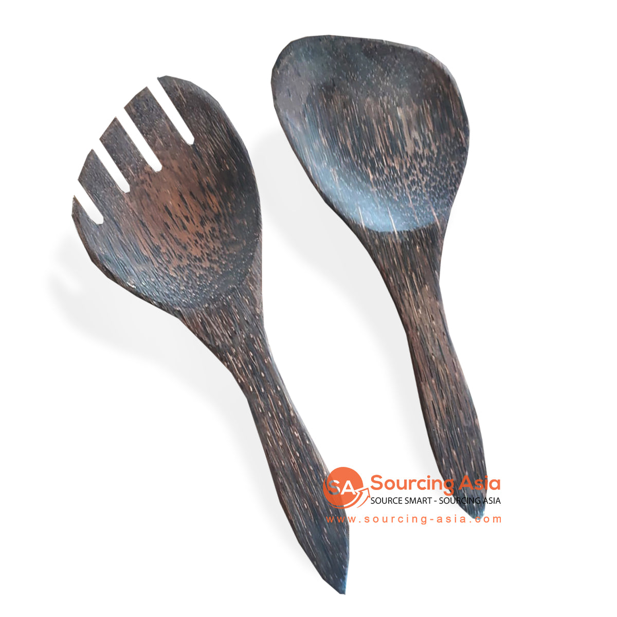 CNT006 SET OF PALM WOOD SPOON AND FORK