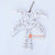 DHL044 WHITE SHELL PALM TREE SHAPED HANGING WALL DECORATION