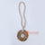 DHL072 NATURAL TIMBER BEADS AND RAFFIA NECKLACE HANGING WALL DECORATION