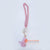DHL073 PINK TIMBER BEADS NECKLACE HANGING WALL DECORATION