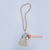 DHL079 NATURAL TIMBER BEADS, SHELL, AND TASSEL NECKLACE WALL DECORATION