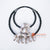 DHL085 BLACK TIMBER BEADS AND NATURAL SHELL NECKLACE HANGING WALL DECORATION