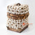 DHL142 BROWN BAMBOO AND SHELL DECORATIVE BOX WITH LID