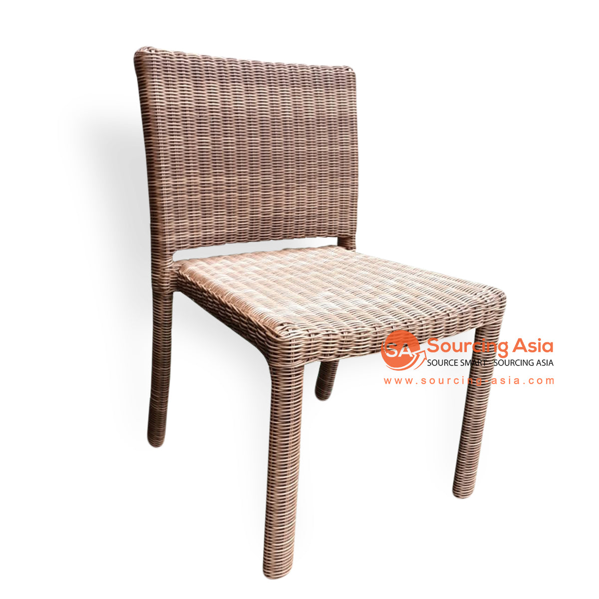 DJO027 NATURAL SYNTHETIC RATTAN OUTDOOR DINING CHAIR