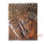 DUG113BR BROWN WOODEN BUDDHA WALL DECORATION IN THREE PANELS