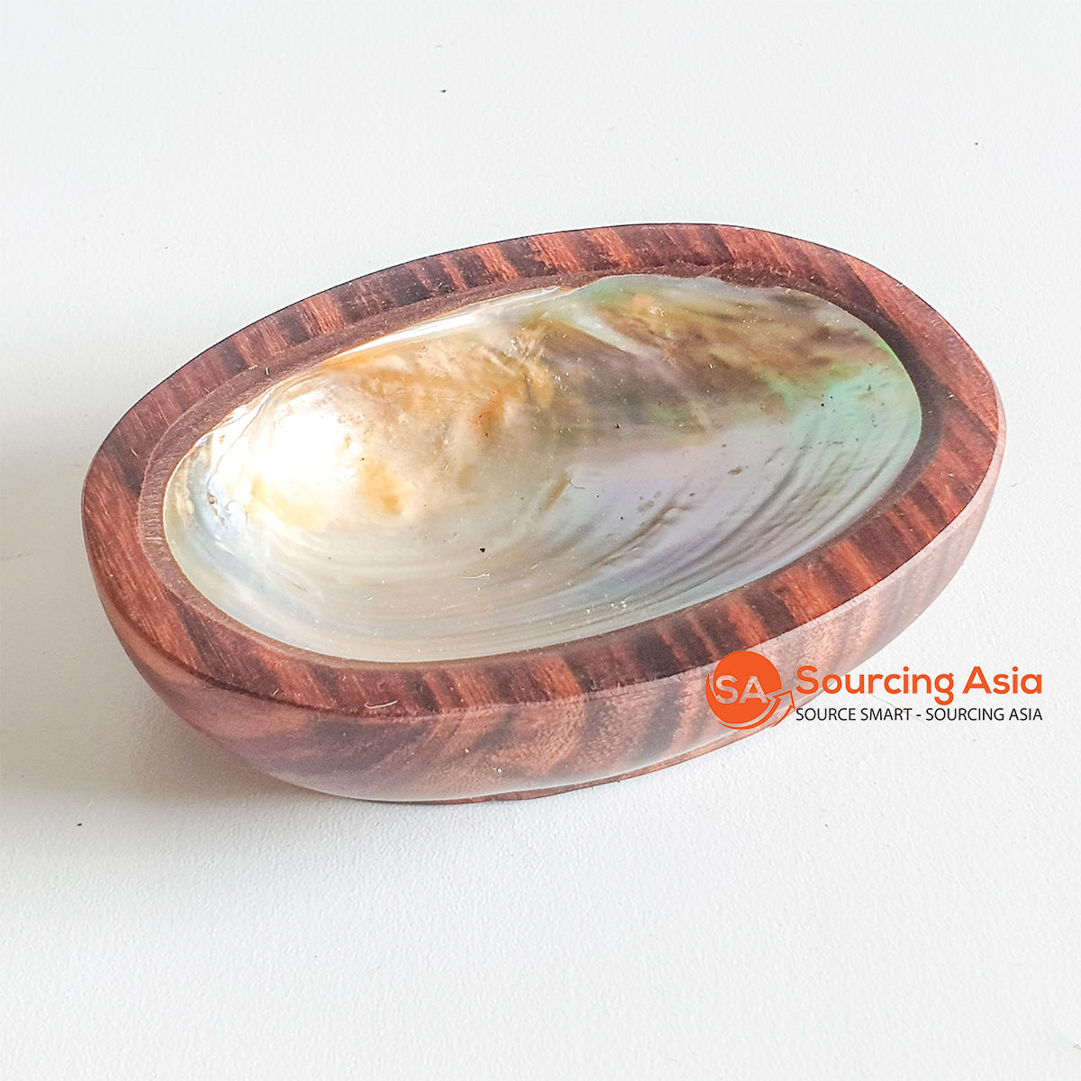 DWG001-1 WOODEN BOWL WITH SHELL