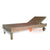 ECL037 NATURAL RECYCLED TEAK WOOD SUNLOUNGER