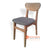ECL162 NATURAL RECYCLED TEAK WOOD DINING CHAIR