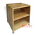 ECL163 NATURAL RECYCLED TEAK WOOD TWO OPEN SHELVES SIDE TABLE