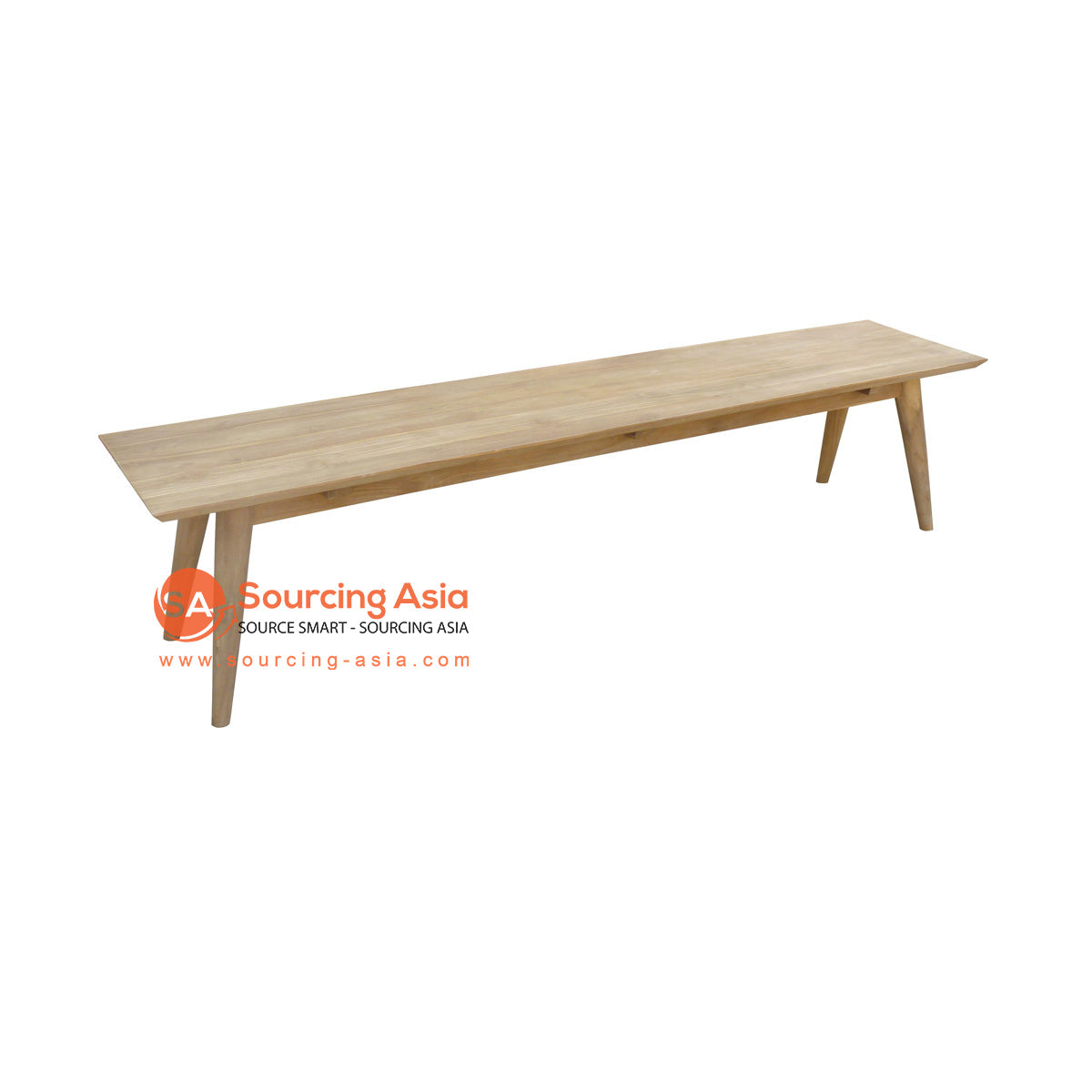 ECL313 NATURAL RECYCLED TEAK WOOD RETRO BENCH