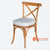 ECL316-1 RETRO CHAIR WITH CROSS SUPPORT