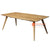 ECL322 NATURAL RECYCLED TEAK WOOD RETRO DINING TABLE