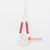 EXAC021-1 PINK AND WHITE SHELL NECKLACE