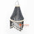 EXAC036 BLACK AND WHITE TIMBER BEADS PENDANT LAMP