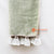 EXAC056-10 LIGHT GREEN PRINTED THROW RUG WALL DECORATION WITH WHITE TASSEL