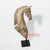 EZE006 ANTIQUE WOODEN HORSE HEAD ON STAND DECORATION