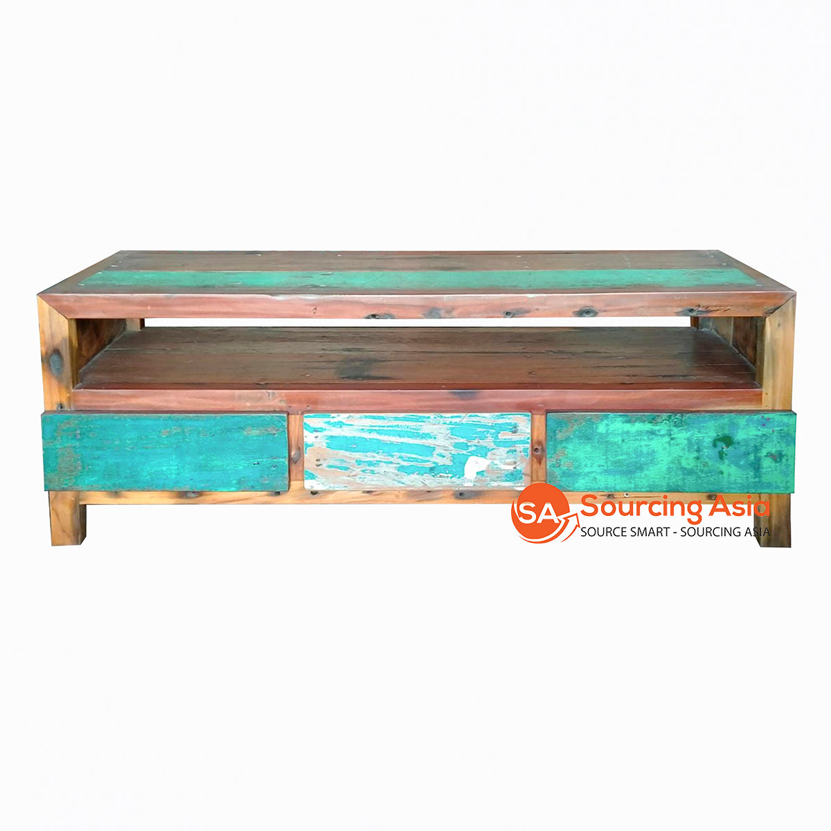 FAK49 RECYCLED BOAT TV CABINET