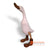 GGA001-25 WHITE BAMBOO DUCK DECORATION WITH BOOTS