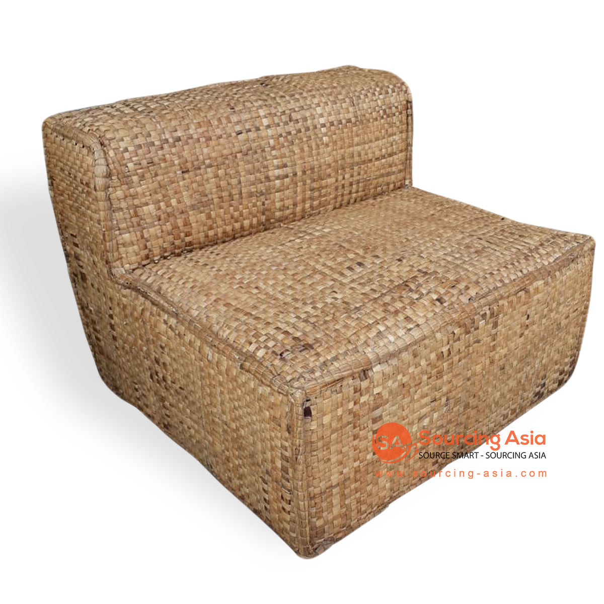 HBS011-3 NATURAL WATER HYACINTH OUTDOOR SOFA (PRICE WITHOUT CUSHION)