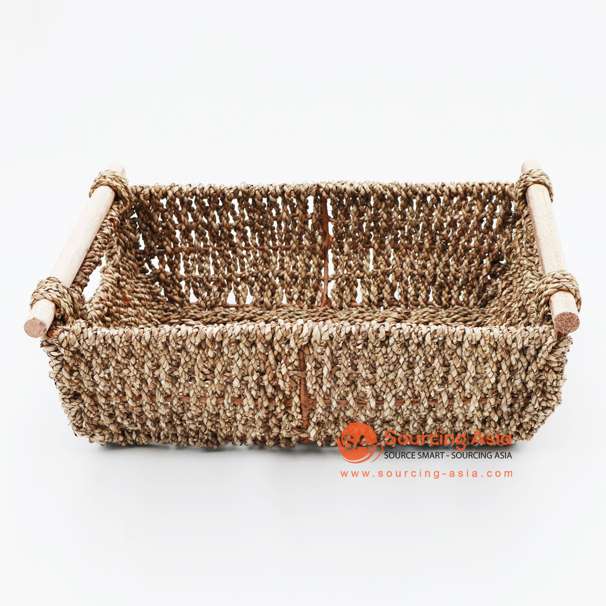 HBS170 NATURAL WOVEN SEAGRASS TOWEL BASKET